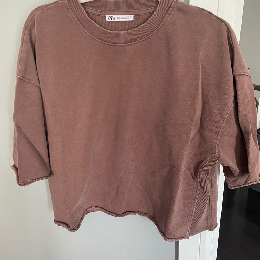 Zara Cropped Sweatshirt